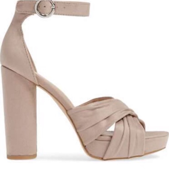 BCBGeneration Womens Flora Dream Fabric Open Toe Casual Ankle, Taupe, Size 10M - Picture 3 of 9